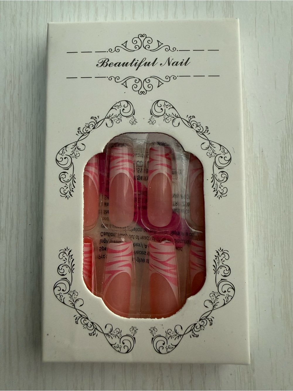 Pink French Tip Press-On Nails